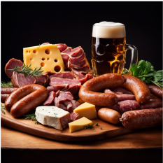 Мясная и сырная закуски